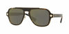 Picture of Versace VE2199 MEDUSA CHARM 12524T 56M Dark Havana/Dark Grey Mirror Gold Square Sunglasses For Men