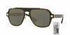 Picture of Versace VE2199 MEDUSA CHARM 12524T 56M Dark Havana/Dark Grey Mirror Gold Square Sunglasses For Men