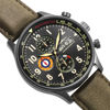 Picture of Men's Hawker Hurricane Classic Chronograph Dark Earth with Brown Genuine Leather Strap Watch 42mm - AV-4011-0E