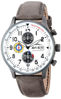 Picture of AVI-8 Men's Hawker Hurricane 42mm Brown Leather Band Steel Case Quartz White Dial Analog Watch AV-4011-01