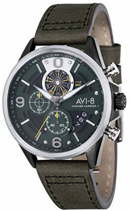 Picture of AVI-8 Mens Hawker Harrier ll Watch - Green/Dark Green