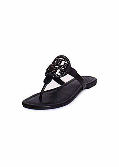 Tory burch miller sales embellished sandal black