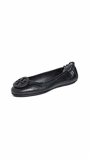 Picture of Tory Burch Women's Minnie Travel Ballet Flats, Perfect Black, 9 Medium US