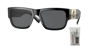 Picture of Versace VE4406 GB1/87 56MM Black / Dark Grey Rectangle Sunglasses for Men + BUNDLE With Designer iWear Complimentary Eyewear Kit