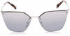 Picture of Prada PR68TS 1BC2F2 Silver PR68TS Cats Eyes Sunglasses Polarised Lens Mirrored