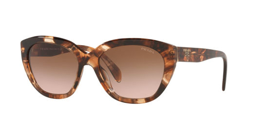 Picture of Prada 0PR 16XS Havana Caramello/Brown Gradient One Size