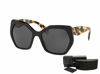 Picture of Prada PR16RS HERITAGE 1AB5S0 56M Black/Grey Hexagon Sunglasses For Women + BUNDLE with Designer iWear Complimentary Eyewear Kit