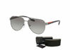 Picture of Prada PS54TS LIFESTYLE 5AV3M1 58M Gunmetal/Grey Gradient Pilot Sunglasses For Men+FREE Complimentary Eyewear Care Kit