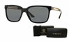 Picture of Versace VE4307 GB1/87 58M Black/Grey Square Sunglasses For Men + BUNDLE with Designer iWear Complimentary Eyewear Kit