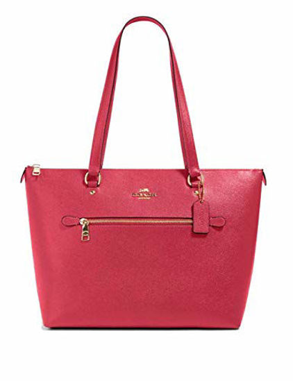 Coach leather 2024 gallery tote