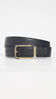 Picture of Salvatore Ferragamo Men's Gold Buckle Reversible Belt, Black/Brown, 36