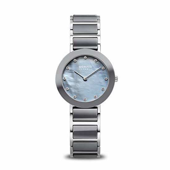 Picture of BERING Time | Women's Slim Watch 11429-789 | 29MM Case | Ceramic Collection | Stainless Steel Strap with Ceramic Links | Scratch-Resistant Sapphire Crystal | Minimalistic - Designed in Denmark