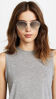 Picture of Prada Women's Round Aviator Sunglasses, Pale Gold/Grey, One Size