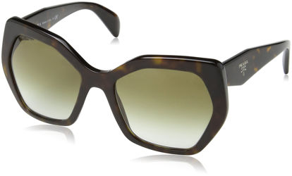 Picture of Prada Women's PR 16RS Designer Sunglasses, Havana/Brown