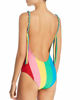 Picture of PAPER London Multicolored Tropical Strappy One Piece Swimsuit, Small