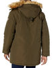 Picture of GUESS Men's Heavyweight Hooded Parka Jacket with Removable Faux Fur Trim, Olive, XX-Large