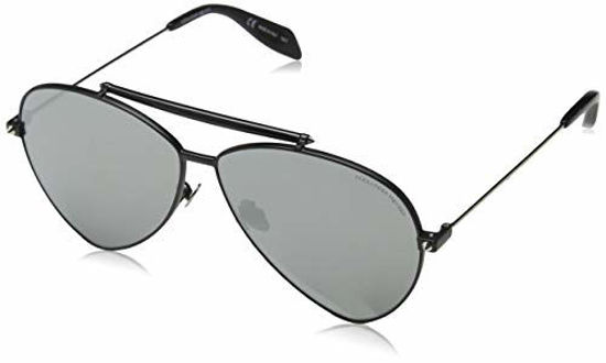 Aeropostale AERO_SUN_2352_C1 Men Summer SunGlasses with UV protection  Polarized Anti Glare Summer Style Shaded Black Reflective Lenses with  Silver Mettalic Frame