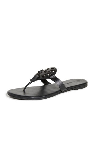 Picture of Tory Burch Women's Miller Soft Sandal, Perfect Black, 7.5 Medium US