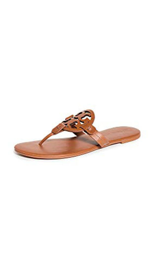 Picture of Tory Burch Women's Miller Soft Sandal, Bourbon Miele, Tan, 4 Medium US