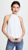 Picture of Alice + Olivia Women's Maris Gathered Halter Top, White, XL