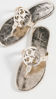 Picture of Tory Burch Women's Miller Soft Sandals, Spark Gold, 7 Medium US