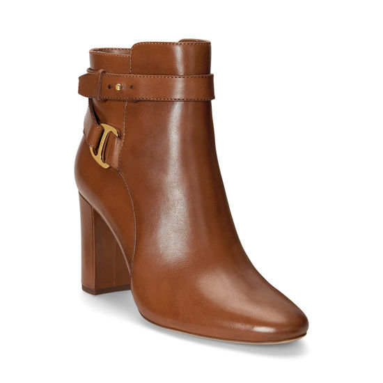 Picture of LAUREN Ralph Lauren Madelyn Bootie Deep Saddle Tan 7.5 B (M)