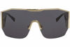 Picture of Versace VE2220 100287 Gold VE2220 Visor Sunglasses Lens Category 3 Size 41mm