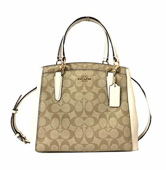 Picture of COACH MINETTA CROSSBODY IN SIGNATURE CANVAS (Light Khaki Chalk)