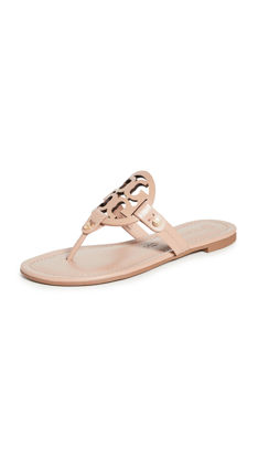 Picture of Tory Burch Women's Miller Thong Sandals, Light Makeup, Tan, 6.5 Medium US