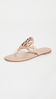 Picture of Tory Burch Women's Miller Thong Sandals, Light Makeup, Tan, 6.5 Medium US