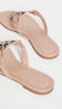 Picture of Tory Burch Women's Miller Thong Sandals, Light Makeup, Tan, 6.5 Medium US