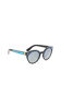 Picture of Prada PR 03US SUI3A0 Black Plastic Cat-Eye Sunglasses Grey Gradient Lens