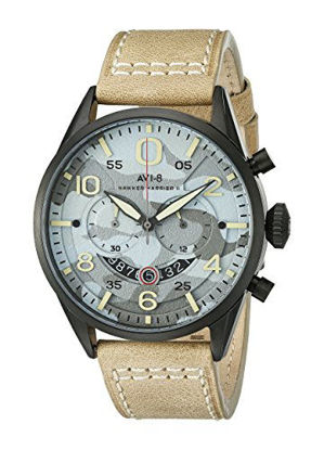 Picture of AVI-8 Men's AV-4031-09 Hawker Harrier II Analog Display Japanese Quartz Beige Watch