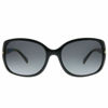 Picture of Prada Conceptual PR 08OS 1AB5W1 Black Plastic Square Sunglasses Grey Gradient Polarized Lens