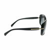 Picture of Prada Conceptual PR 08OS 1AB5W1 Black Plastic Square Sunglasses Grey Gradient Polarized Lens