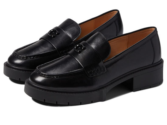 Picture of COACH Leah Leather Loafer Black 5.5 B (M)