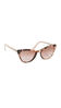 Picture of Prada Catwalk PR 01VS 07R0A6 Caramel Tortoise Plastic Cat-Eye Sunglasses Brown Gradient Lens