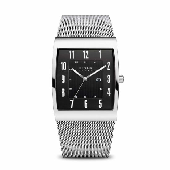 Picture of BERING Men's Solar Powered Watch with Stainless Steel Strap, Silver, 29 (Model: 16433-002)