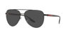 Picture of Prada Linea Rossa Men's Round Fashion Sunglasses, Matte Black/Dark Grey, One Size