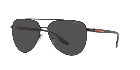 Prada Sunglasses Silver And Black spr59L