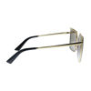 Picture of Prada PR 58WS AAV0A7 Black Pale Gold Metal Square Sunglasses Grey Gradient Lens