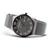 Picture of BERING Men Analog Solar Collection Watch with Stainless Steel Strap & Sapphire Crystal, Grey, 40, Grey/Grey