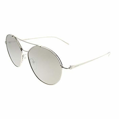 Picture of Prada 0PR 56US Silver/Light Grey Mirror Silver One Size