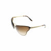 Picture of Prada PR 74VS 5AK6S1 Gold Metal Butterfly Sunglasses Brown Gradient Lens