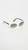 Picture of Prada PR 02VS 7S30A7 White Plastic Cat-Eye Sunglasses Grey Gradient Lens