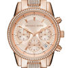 Picture of Michael Kors Women's Ritz Quartz Watch with Stainless Steel Strap, Rose Gold, 18 (Model: MK6485)