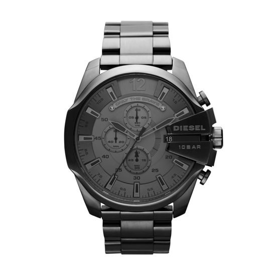 Picture of Diesel Men's 59mm Mega Chief Quartz Stainless Steel Chronograph Watch, Color: Gunmetal (Model: DZ4282)