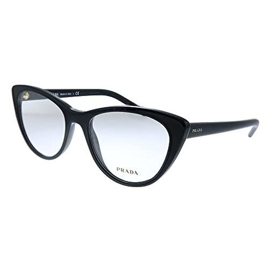 Picture of Prada Millennials PR 05XV 1AB1O1 Black Plastic Cat-Eye Eyeglasses 51mm