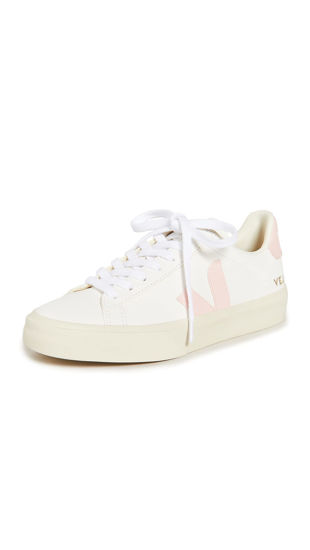 Picture of Veja Women's Campo Sneakers, Extra/White/Petale, 5 Medium US