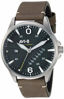 Picture of AVI-8 Men's Hawker Harrier II Stainless Steel Japanese-Quartz Leather Strap, Green, 21.5 Casual Watch (Model: AV-4055-03)